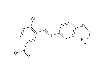 N-(2-chloro-5-nitrobenzylidene)-4-ethoxyaniline