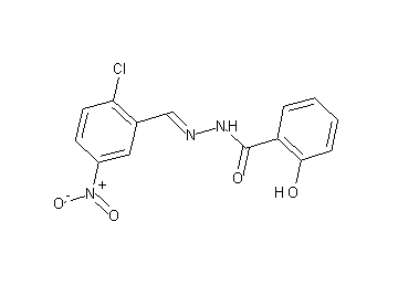 N'-(2-chloro-5-nitrobenzylidene)-2-hydroxybenzohydrazide