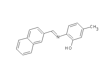 5-methyl-2-[(2-naphthylmethylene)amino]phenol
