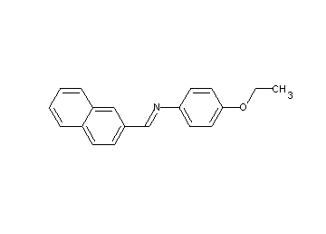 (4-ethoxyphenyl)(2-naphthylmethylene)amine