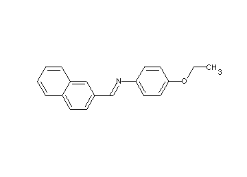 (4-ethoxyphenyl)(2-naphthylmethylene)amine (4-ethoxyphenyl)(2-naphthylmethylene)amine