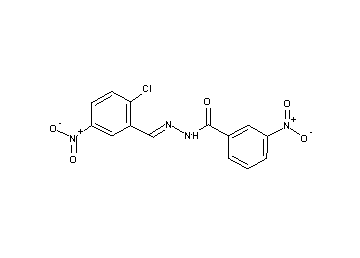 N'-(2-chloro-5-nitrobenzylidene)-3-nitrobenzohydrazide
