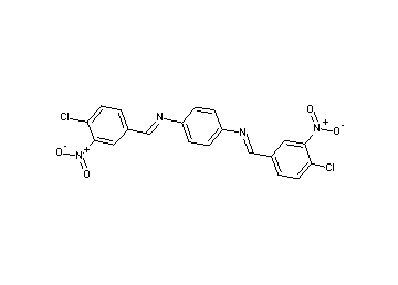 N,N'-bis(4-chloro-3-nitrobenzylidene)-1,4-benzenediamine
