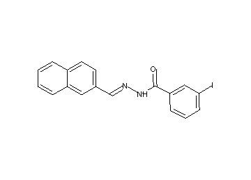 3-iodo-N'-(2-naphthylmethylene)benzohydrazide