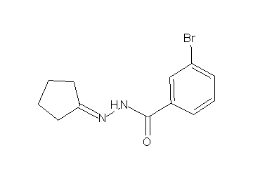3-bromo-N'-cyclopentylidenebenzohydrazide