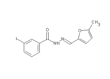 3-iodo-N'-[(5-methyl-2-furyl)methylene]benzohydrazide