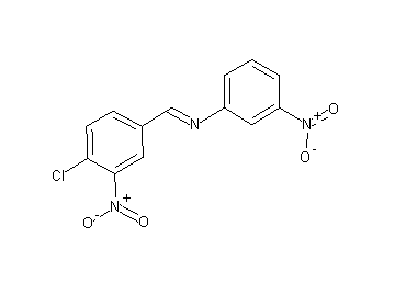 N-(4-chloro-3-nitrobenzylidene)-3-nitroaniline