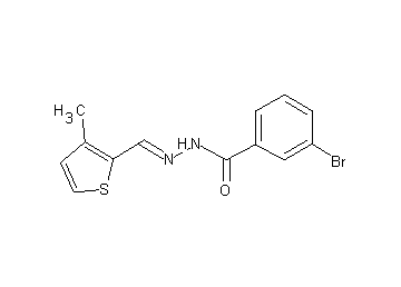 3-bromo-N'-[(3-methyl-2-thienyl)methylene]benzohydrazide