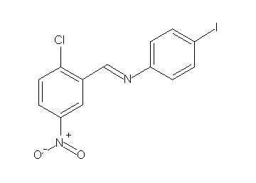 N-(2-chloro-5-nitrobenzylidene)-4-iodoaniline