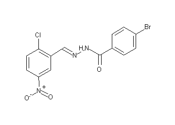 4-bromo-N'-(2-chloro-5-nitrobenzylidene)benzohydrazide