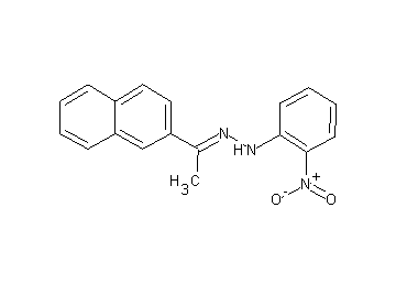 1-[1-(2-naphthyl)ethylidene]-2-(2-nitrophenyl)hydrazine