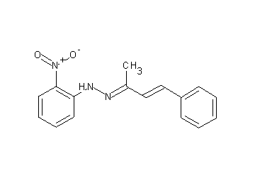 1-(1-methyl-3-phenyl-2-propen-1-ylidene)-2-(2-nitrophenyl)hydrazine 1-(1-methyl-3-phenyl-2-propen-1-ylidene)-2-(2-nitrophenyl)hydrazine