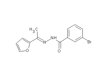 3-bromo-N'-[1-(2-furyl)ethylidene]benzohydrazide