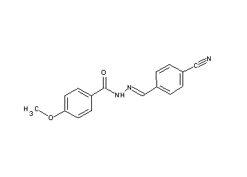 N'-(4-cyanobenzylidene)-4-methoxybenzohydrazide