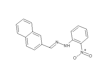 1-(2-naphthylmethylene)-2-(2-nitrophenyl)hydrazine 1-(2-naphthylmethylene)-2-(2-nitrophenyl)hydrazine