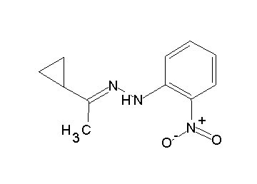 1-(1-cyclopropylethylidene)-2-(2-nitrophenyl)hydrazine