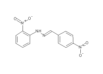 1-(4-nitrobenzylidene)-2-(2-nitrophenyl)hydrazine 1-(4-nitrobenzylidene)-2-(2-nitrophenyl)hydrazine