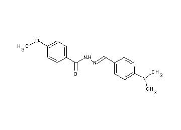 N'-[4-(dimethylamino)benzylidene]-4-methoxybenzohydrazide