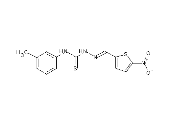 5-nitro-2-thiophenecarbaldehyde N-(3-methylphenyl)thiosemicarbazone