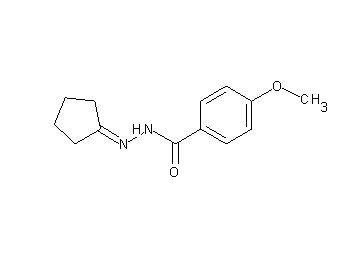 N'-cyclopentylidene-4-methoxybenzohydrazide