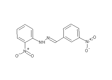 1-(3-nitrobenzylidene)-2-(2-nitrophenyl)hydrazine