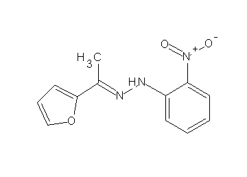 1-[1-(2-furyl)ethylidene]-2-(2-nitrophenyl)hydrazine