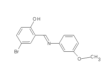 4-bromo-2-{[(3-methoxyphenyl)imino]methyl}phenol