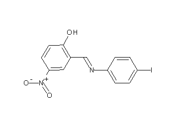 2-{[(4-iodophenyl)imino]methyl}-4-nitrophenol