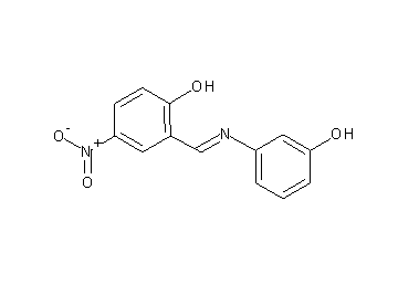 2-{[(3-hydroxyphenyl)imino]methyl}-4-nitrophenol