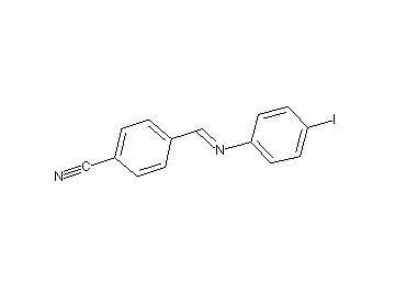 4-{[(4-iodophenyl)imino]methyl}benzonitrile