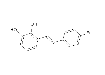 3-{[(4-bromophenyl)imino]methyl}-1,2-benzenediol