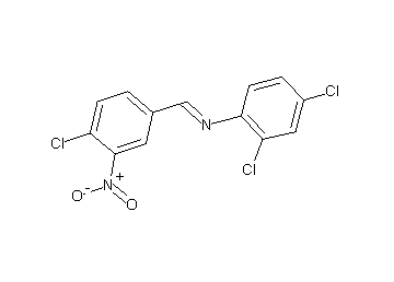(4-chloro-3-nitrobenzylidene)(2,4-dichlorophenyl)amine