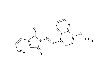 2-{[(4-methoxy-1-naphthyl)methylene]amino}-1H-isoindole-1,3(2H)-dione