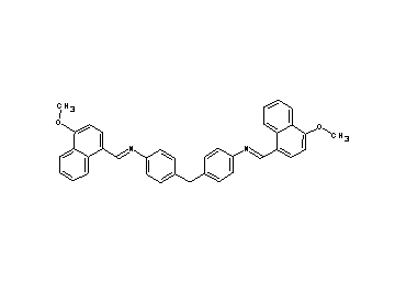 4,4'-methylenebis{N-[(4-methoxy-1-naphthyl)methylene]aniline}