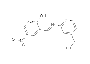 2-({[3-(hydroxymethyl)phenyl]imino}methyl)-4-nitrophenol