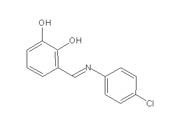 3-{[(4-chlorophenyl)imino]methyl}-1,2-benzenediol
