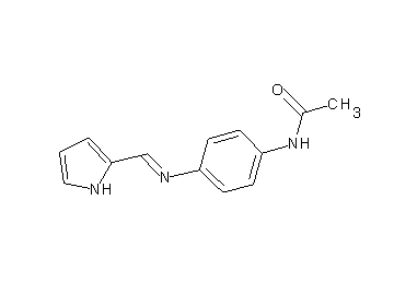N-{4-[(1H-pyrrol-2-ylmethylene)amino]phenyl}acetamide