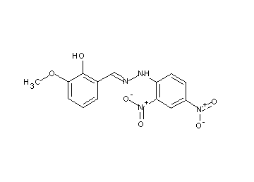 2-[2-(2,4-dinitrophenyl)carbonohydrazonoyl]-6-methoxyphenol