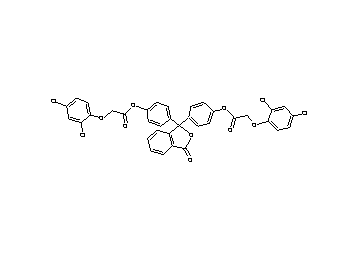 (3-oxo-1,3-dihydro-2-benzofuran-1,1-diyl)bis(4,1-phenylene) bis[(2,4-dichlorophenoxy)acetate]