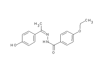 4-ethoxy-N'-[1-(4-hydroxyphenyl)ethylidene]benzohydrazide