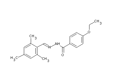 4-ethoxy-N'-(mesitylmethylene)benzohydrazide 4-ethoxy-N'-(mesitylmethylene)benzohydrazide