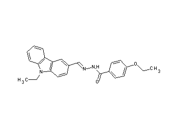 4-ethoxy-N'-[(9-ethyl-9H-carbazol-3-yl)methylene]benzohydrazide