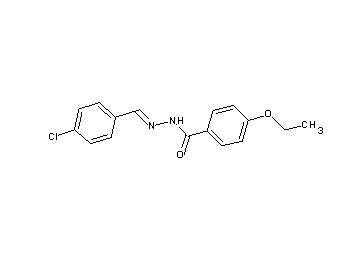 N'-(4-chlorobenzylidene)-4-ethoxybenzohydrazide