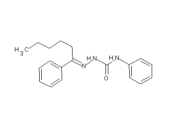 1-phenyl-1-hexanone N-phenylsemicarbazone 1-phenyl-1-hexanone N-phenylsemicarbazone
