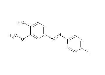 4-{[(4-iodophenyl)imino]methyl}-2-methoxyphenol