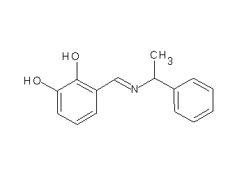 3-{[(1-phenylethyl)imino]methyl}-1,2-benzenediol