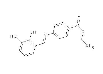 ethyl 4-[(2,3-dihydroxybenzylidene)amino]benzoate