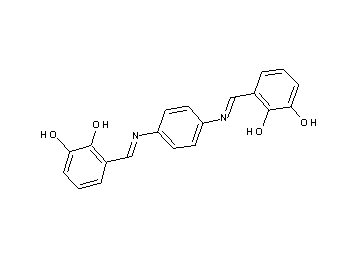 3,3'-[1,4-phenylenebis(nitrilomethylylidene)]di(1,2-benzenediol)