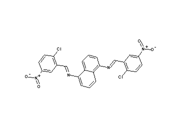 N,N'-bis(2-chloro-5-nitrobenzylidene)-1,5-naphthalenediamine