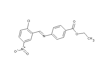 ethyl 4-[(2-chloro-5-nitrobenzylidene)amino]benzoate